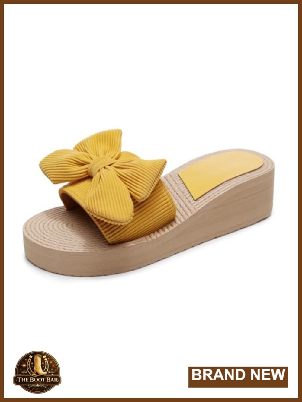Wedge Espadrilles Sandals with Bow Platform Jute Rope Straps Comfort